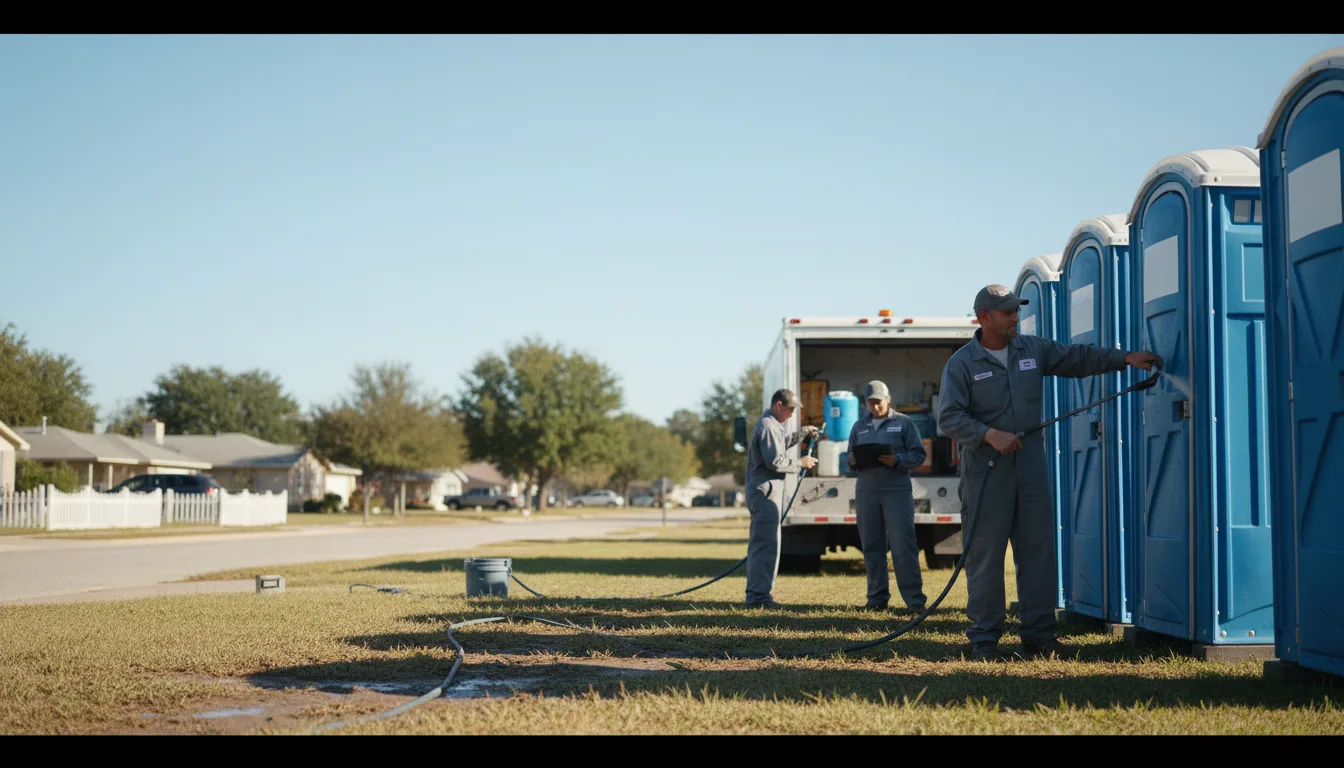 Long-Term Portable Toilet Rental in Wedowee, AL near me